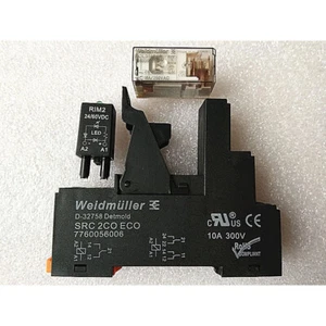 2PCS WEIDMULLER RCL314048 48VDC Power Relay with SRC2COECO 7760056006 Socket - Picture 1 of 1