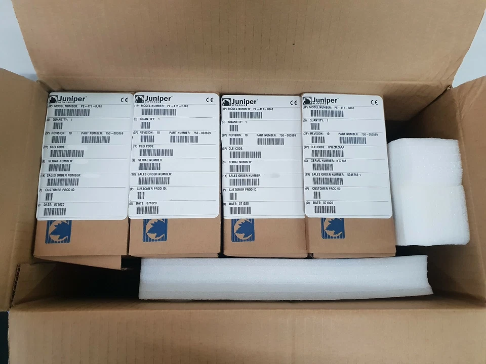 [NEW] Juniper PE-4T1-RJ48 : 4-port T1 PIC - Image 1 of 3