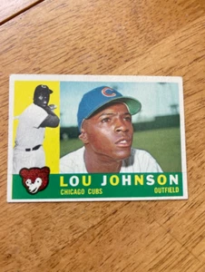 DCC: 1960 Topps Lou Johnson Chicago Cubs #476 EX-NM+ - Picture 1 of 2