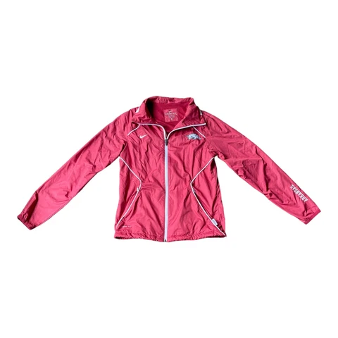 Nike Storm-Fit Women’s Arkansas Razorbacks Full Zip Jacket Extra Small XS Red Cover