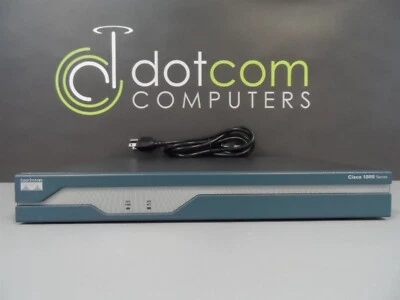 Cisco 1800 1841 Integrated Services Router 128D/64F  1x VWIC2-1MFT-T1/E1 Reset - Image 1 of 3