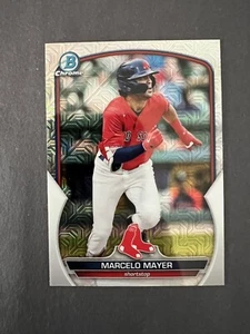 Marcelo Mayer 2023 Bowman Chrome #BCP-107 Prospect Red Sox Mojo FREE SHIPPING - Picture 1 of 2
