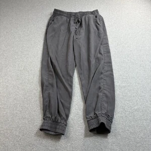 Cloth & Stone Pant Woman Medium Gray Jogger Tencel Crop Loose Baggy Athleisure - Picture 1 of 8