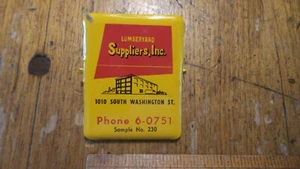 Antique Vintage Advertising PAPER CLIP Metal, Lumberyard Suppliers Inc. - Picture 1 of 2