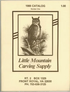 1988 #1 LITTLE MOUNTAIN WOOD CARVING SUPPLY CATALOG BOOK - Picture 1 of 4