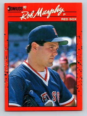 1990 Donruss 186 Rob Murphy Boston Red Sox - Image 1 of 2