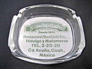 Vintage Gran Café Central Desde 1930 Mexico glass ashtray - Picture 1 of 6