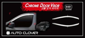 Autoclover Chrome Weather shields 2pcs for 2019 Hyundai iLoad - Picture 1 of 12