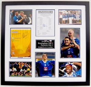 Carter and Devlin Signed Birmingham City Play Off Winners Frame - Picture 1 of 2
