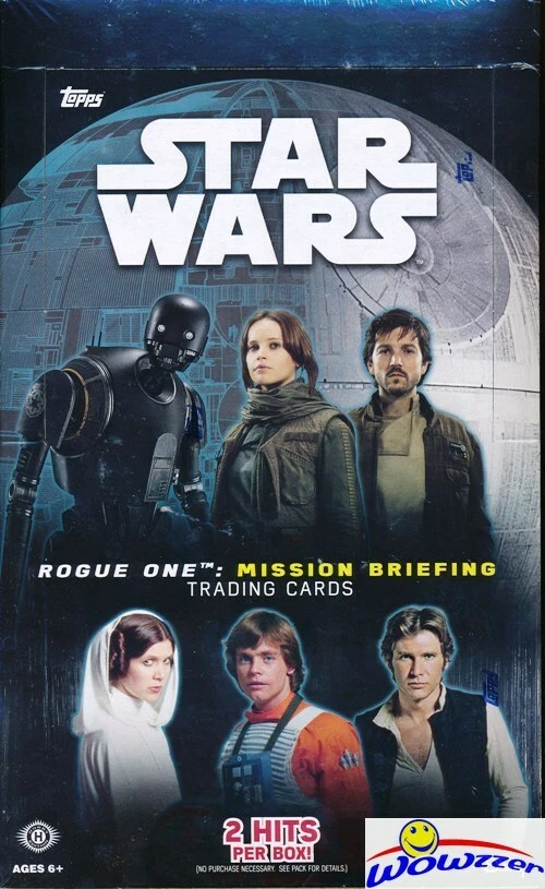 2016 Topps Star Wars Rogue One Mission Briefing Factory Sealed HOBBY Box-2 HITS - Image 1 of 1
