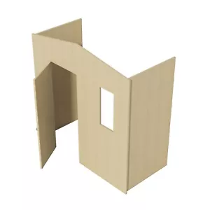 Playhouse Plans DIY Foldable Kids Micro Cottage Children Play House Storage Shed - Picture 1 of 8