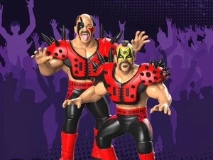 Big Rubber Guys Legion of Doom Anniversary Exclusive Set Hawk Animal WWE WWF LJN - Picture 1 of 3