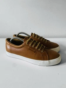 SUPERGA Hombre Cuero Marrón Zapatillas Zapatos Talla UK 8 - Imagen 1 de 14