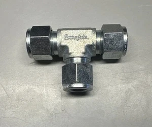 1 Swagelok S-810-3 1/2” Carbon Steel Union Tee Fitting - Picture 1 of 3