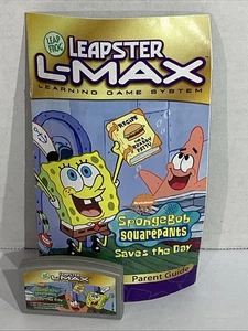 LeapFrog Leapster L-Max SpongeBob SquarePants Learning Game Ages 5-7 HGT1-414 - Picture 1 of 4
