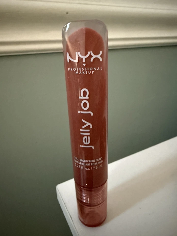 NYX JELLY JOB CUERPO COMPLETO ALTO BRILLO BRILLO -.25 fl oz TAMAÑO COMPLETO Foto 1 de 1