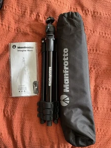 Manfrotto MKCOMPACTLT-BK Compact Light Aluminum Tripod Black + Bag - Picture 1 of 4