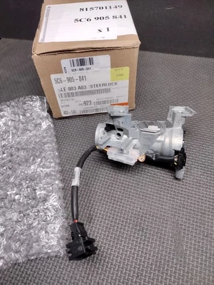 Carcasa de bloqueo de encendido original Volkswagen 2011-2019 Volkswagen 5C6-905-841 OEM Foto 1 de 4