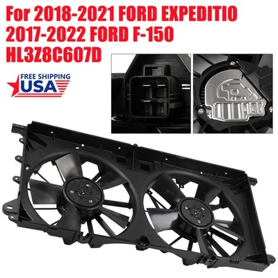 Engine Radiator Cooling Fan for 2016-2022 Ford F-150 Expedition Navigator Foto 1 de 4