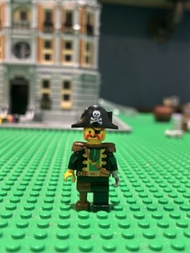 Lego Captain Red Beard 6285 6286 10040 Hat with Skull Pirates I Minifigure