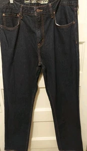 Pantalones de mezclilla azules de pierna recta talla 38x34 OLD NAVY famosos nuevos sin etiquetas - Imagen 1 de 7