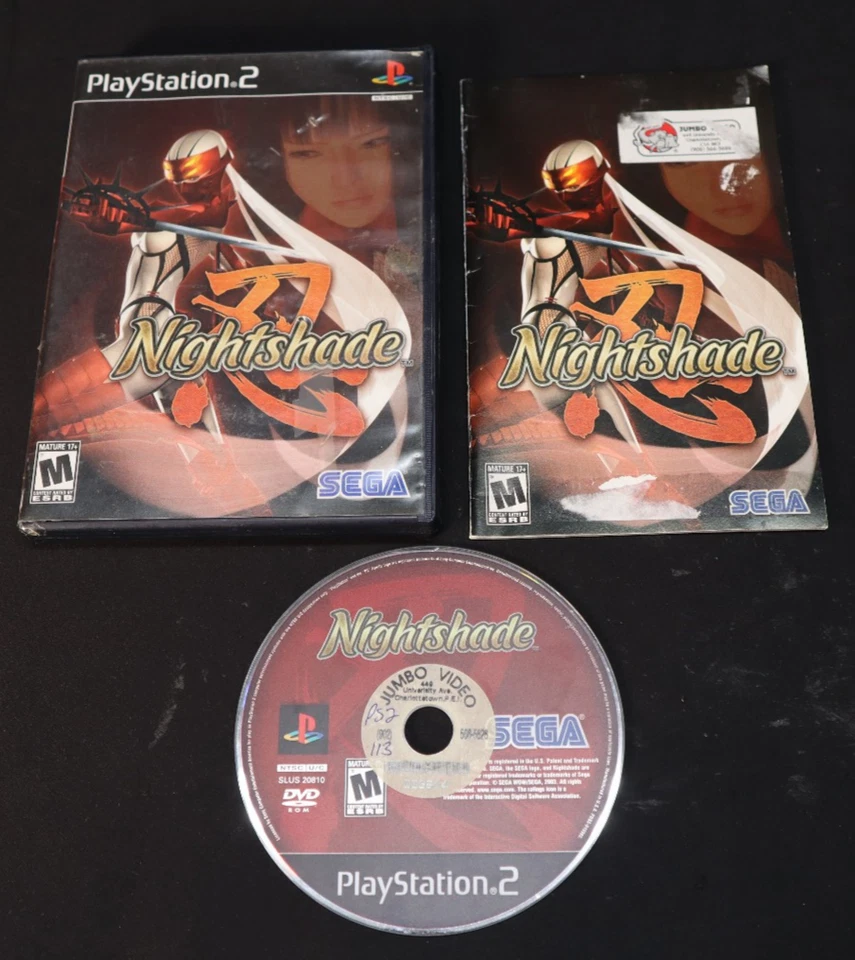 Nightshade Sony PlayStation 2 PS2 2004 Complete CIB Tested - Image 1 of 4