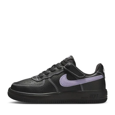Little Kid's Nike Air Force 1 Low Easyon LV8 Black/Hydrangeas (HJ6763 001) - Image 1 of 4