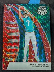 2024 Panini Mosaic - Elevate Brian Thomas Jr. #1 Red Mosaic Prizm (RC) - Picture 1 of 2