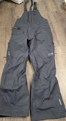 Mountain Hardwear NUEVO Mono Corto Para Hombre Viv GORE-TEX PRO Babero Gris Mediano Foto 1 de 4