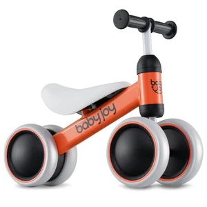 4 Wheels Baby Balance Bike for 2 Years Old Boys Girls w/ Soft Seat Ride On Toy - Picture 1 of 12