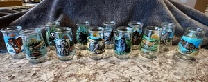 Welch's WWF Vintage 90’s Endangered Species Jelly Jars Complete Set Of 12 - Bild 1 von 13
