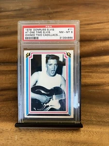 1978 Donruss Elvis Presley GRADED PSA 8 Trading Card #11 - Imagen 1 de 2