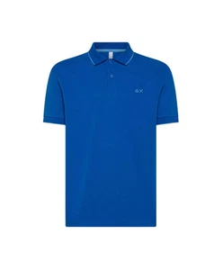 SUN68 Polo Uomo A35110 PE 2025 cotone regular con dettaglio small stripes 58 ROY - Foto 1 di 2