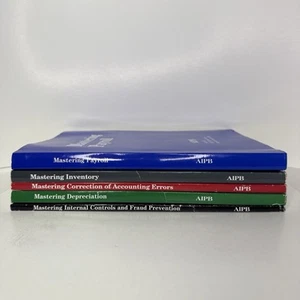 AIPB Certified Bookkeeper Course Series Mastering Payroll 5 Book Lot - Picture 1 of 22