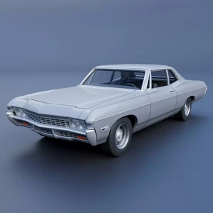 1/25th resin 3d printed 68 Chevy Bel Air by Bezrodny - Picture 1 of 6