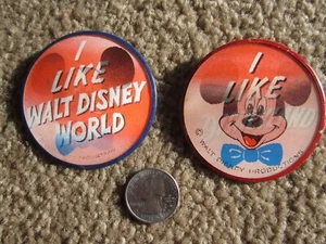 DE COLECCIÓN Lote de 2 Pines FLASHER de Mickey Mouse Disneyland Disney World Vari-Vue - Imagen 1 de 4