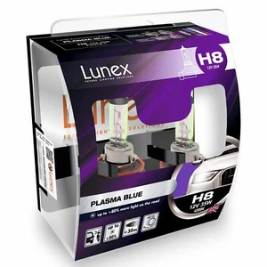 Lunex Plasma Blue H8 Headlight Bulb 4200K x2 - Picture 1 of 1