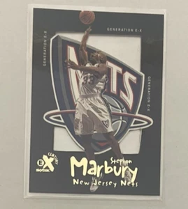 Stephon Marbury 1998-99 Skybox E-X Century Generation E-X Diecut Insert #14GE - Picture 1 of 5