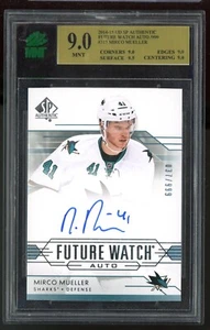 2014-15 Sp Authentic Future Watch #315 Mirco Mueller Autograph RC MNT 9 - Picture 1 of 2