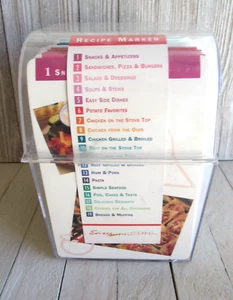 Vintage 1998 Easy Everyday Cooking Rezeptkarten 1-19 Abschnitte ca. 593 Karten Box - Bild 1 von 7