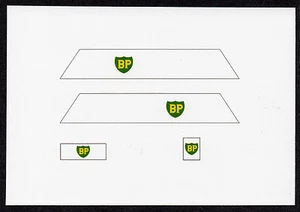 Matchbox Lesney Stickers 'BP' for Leyland Autotanker Major Pack No.1 . - Picture 1 of 2