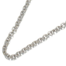 Auth BVLGARI Chain Necklace 40cm 18K 750 White Gold 