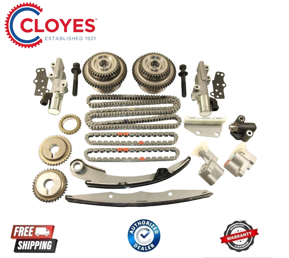 Комплект цепи ГРМ двигателя Cloyes 90719SVVT подходит для Nissan Xterra 2005-2015 - Изображение 1 из 1