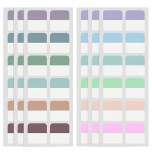 240 Pcs 1Inch Colored Book Sticky Index Tabs Repositionable Page Tabs for Not... - Picture 1 of 7