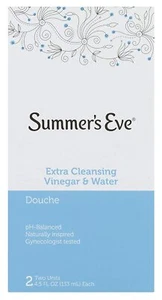 Summer's Eve Extra Cleansing Vinegar & Water Douche 2 Ct Pack of 4 - Picture 1 of 5