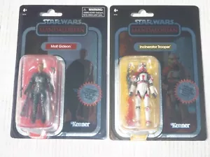 2 Carbon STAR WARS Vintage Collection Figures MOFF GIDEON & INCINERATOR TROOPER - Foto 1 di 2