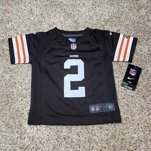 Nike Cleveland Browns Toddler Johnny Manziel 2 Jersey Kids Size 3T BRAND NEW NWT