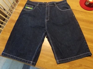 Pantalones cortos de mezclilla estilo hip hop de algodón 42x141/2 para hombre - marca Ubug - Imagen 1 de 7