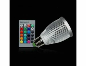 6 PACK  A19-7W  LED 10-RGB WITH RF REMOTE - Picture 1 of 1
