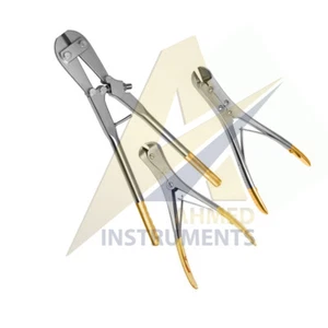 3 PIN & DRAHTSCHNEIDER Set T/C Kiefer Orthopädische chirurgische Zange Veterinär Spezial - Bild 1 von 2